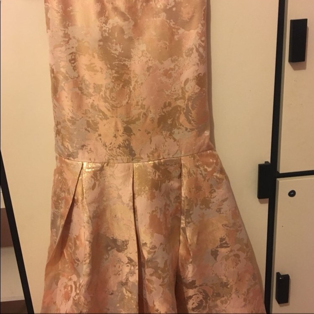 Marble metallic dress